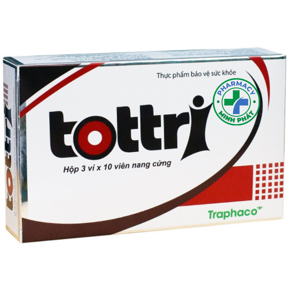 TOTTRI [Viên nang cứng - Hộp 30 viên] - Hiệu quả trong trĩ cấp, ngăn ngừa trĩ tái phát